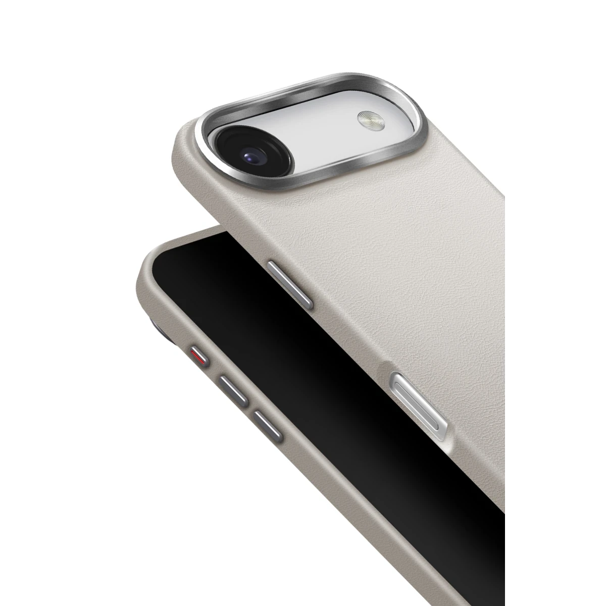 Uniq Apple iPhone 17 Air Lyden Magsafe Deri Kapak - Gri