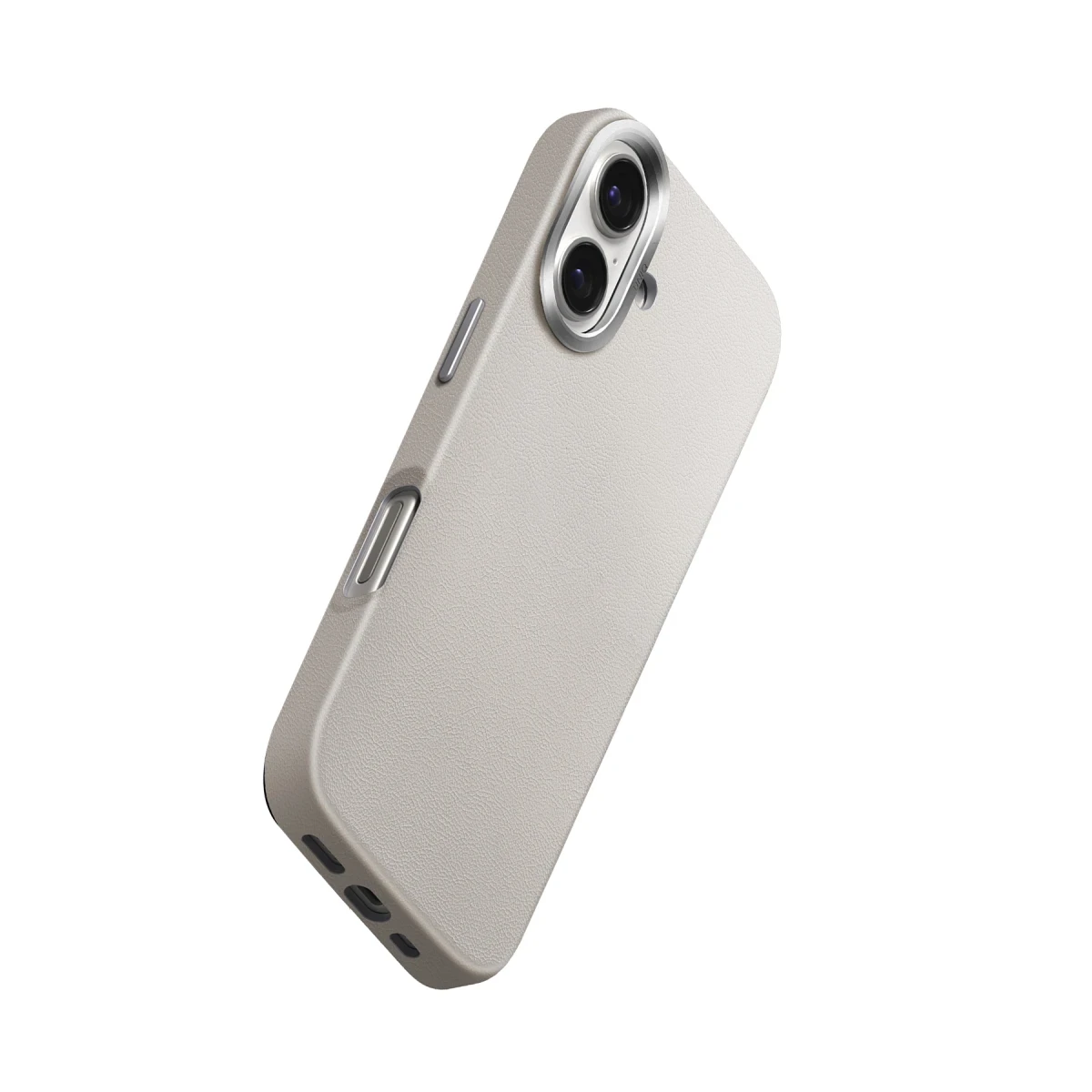 Uniq Apple iPhone 17 Lyden Magsafe Deri Kapak - Gri