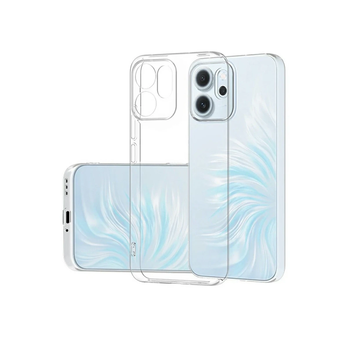 Newface Oppo Reno 14F Kılıf Lüx Şeffaf Silikon — görsel 4