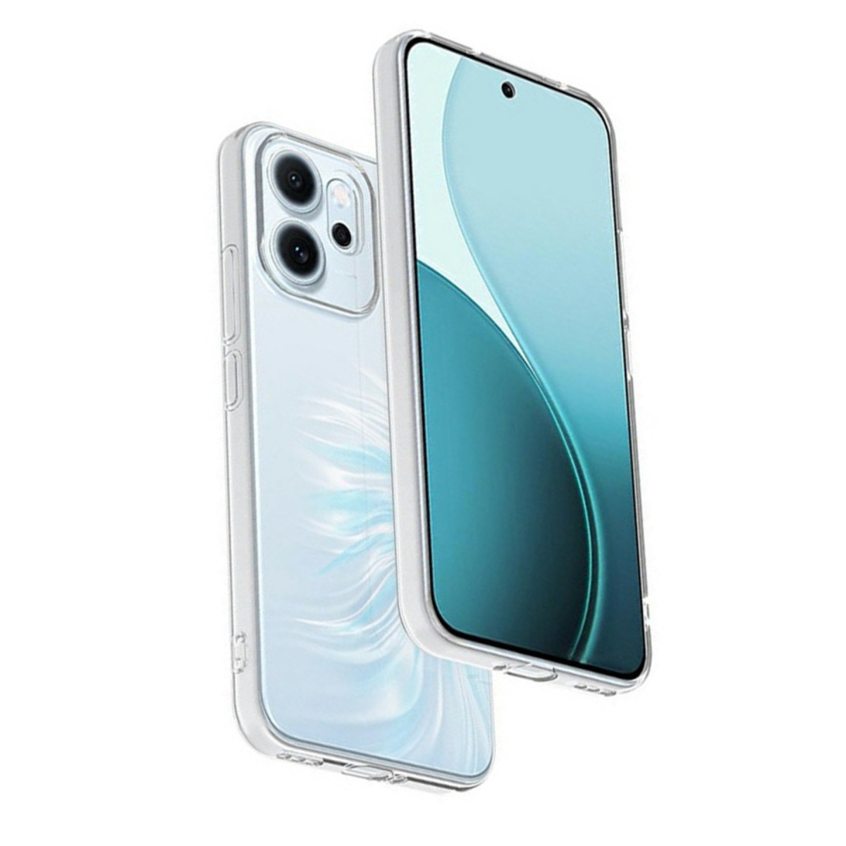 Newface Oppo Reno 14F Kılıf Lüx Şeffaf Silikon — görsel 8