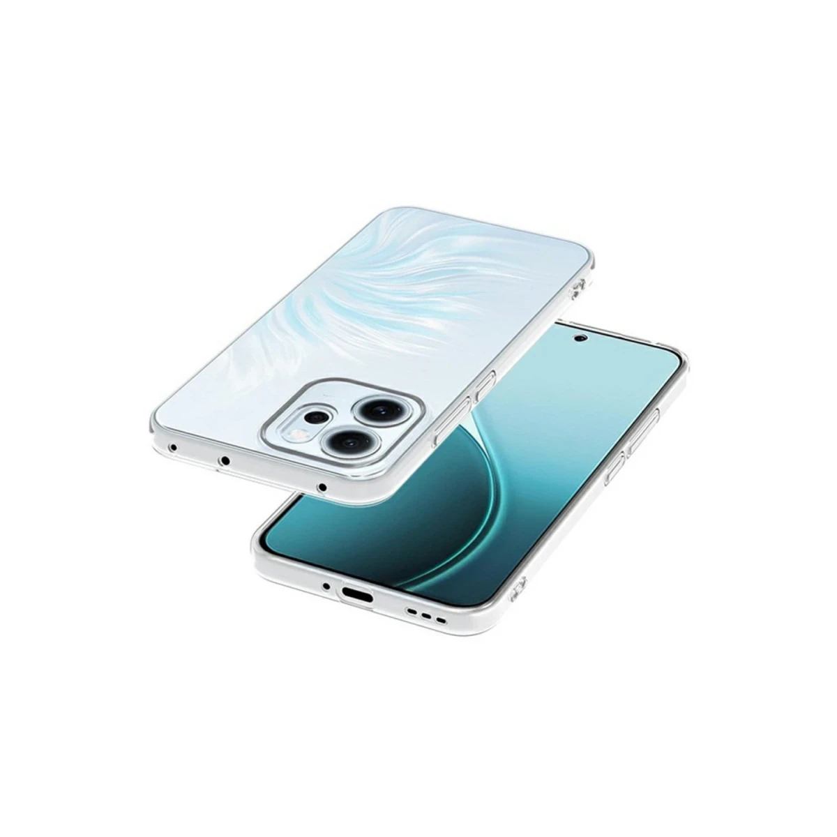 Newface Oppo Reno 14F Kılıf Lüx Şeffaf Silikon — görsel 6