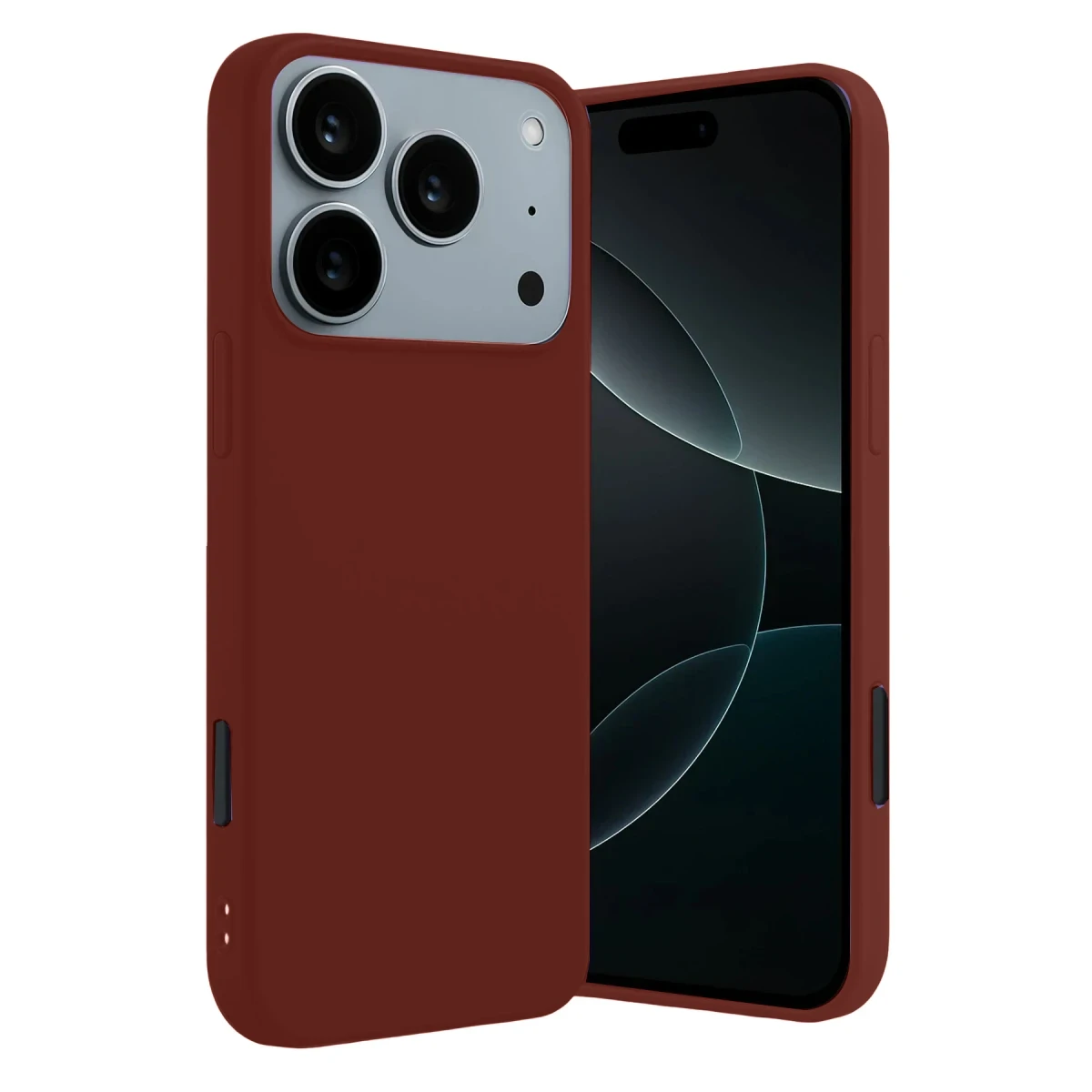 Apple iPhone 17 Pro First Silikon - Bordo