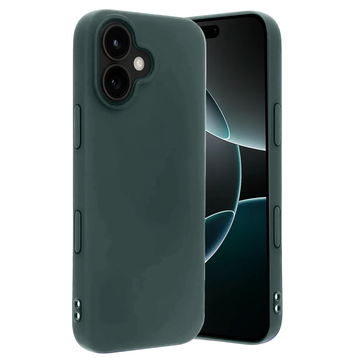 Newface Apple iPhone 17 First Silikon - Koyu Yeşil