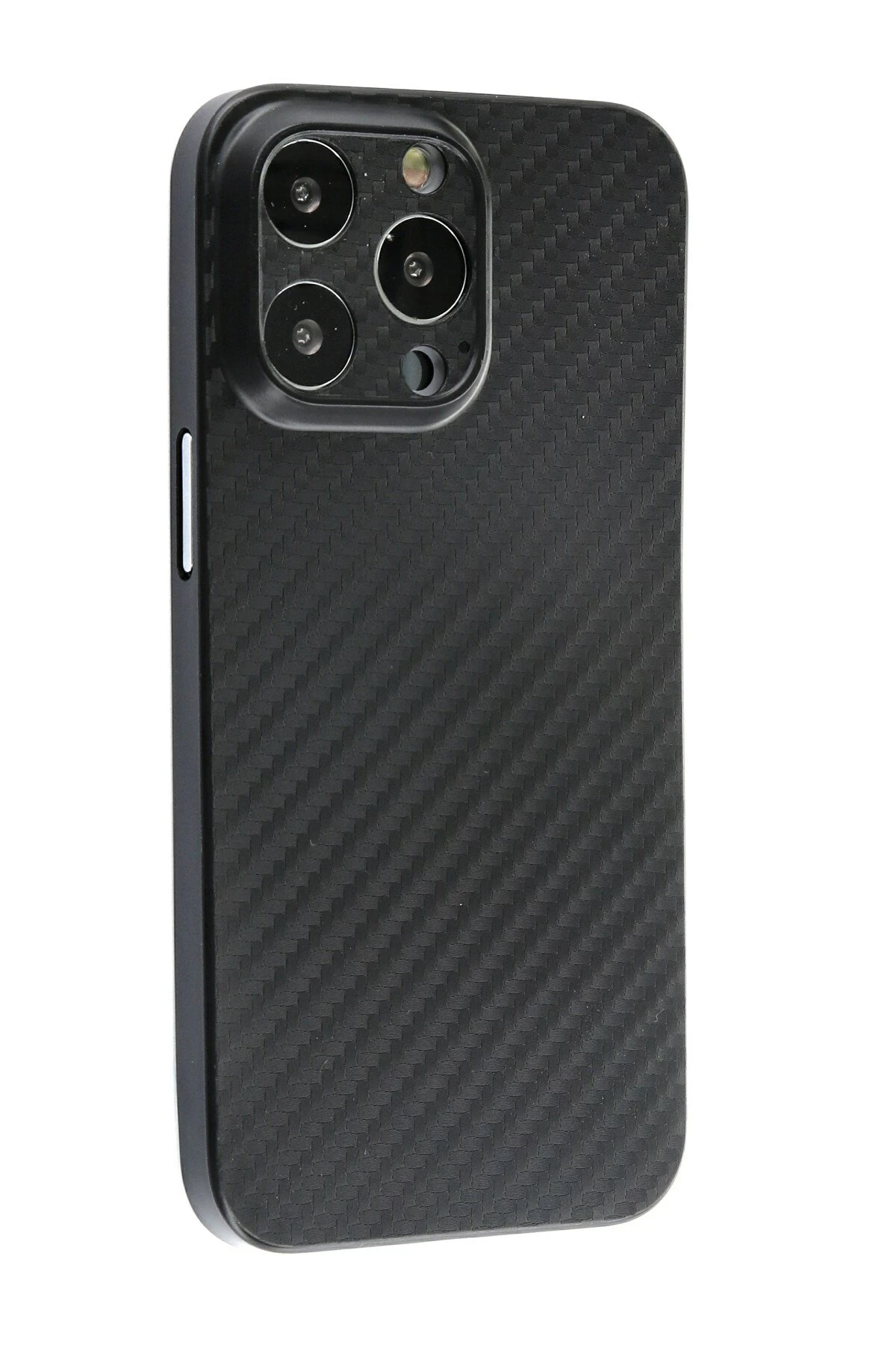 Newface Apple iPhone 13 Pro Max Kılıf Karbon PP Silikon - Siyah — görsel 2