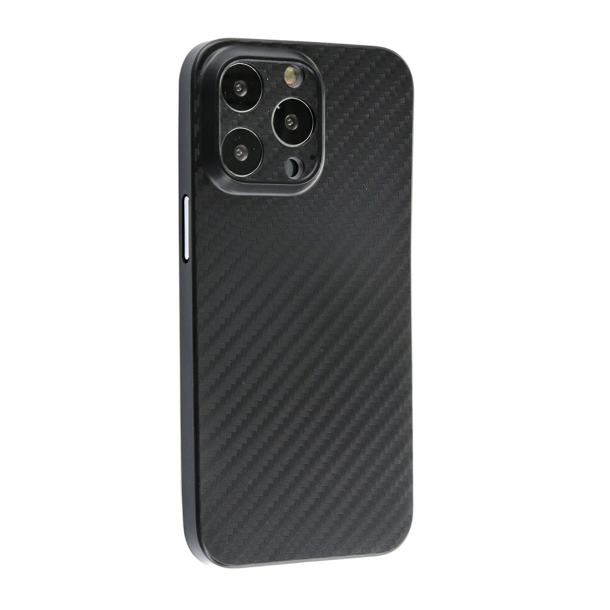 Newface Apple iPhone 13 Pro Max Kılıf Karbon PP Silikon - Siyah — görsel 8