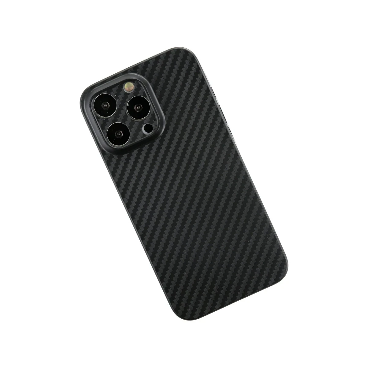 Newface Apple iPhone 13 Pro Max Kılıf Karbon PP Silikon - Siyah — görsel 6