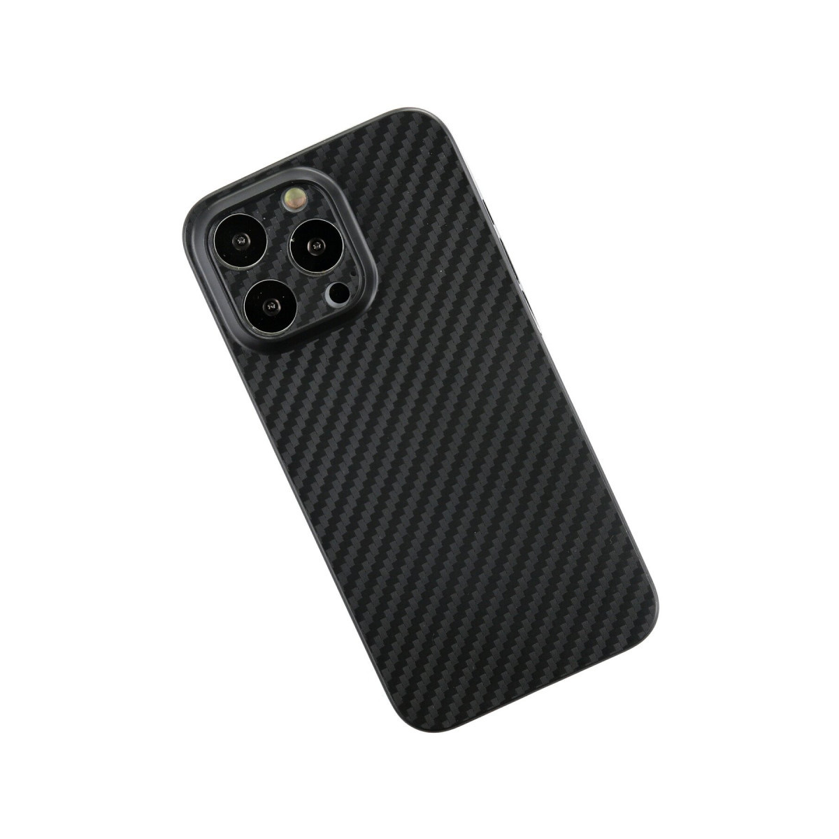 Newface Apple iPhone 13 Pro Max Kılıf Karbon PP Silikon - Siyah — görsel 9