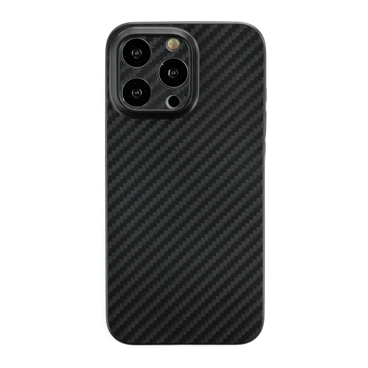 Newface Apple iPhone 13 Pro Max Kılıf Karbon PP Silikon - Siyah — görsel 4
