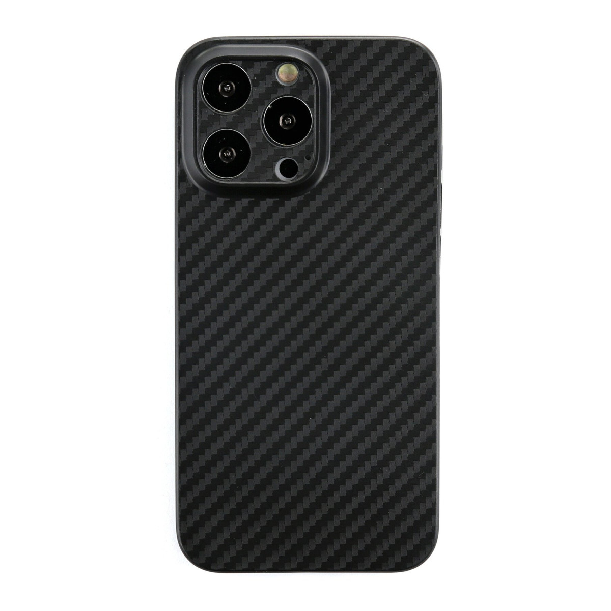 Newface Apple iPhone 13 Pro Max Kılıf Karbon PP Silikon - Siyah — görsel 7