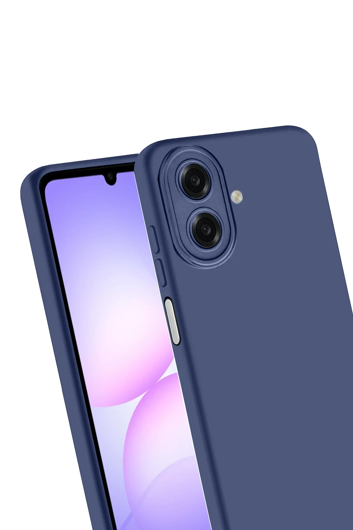 Newface Samsung Galaxy A07 First Silikon - Lacivert
