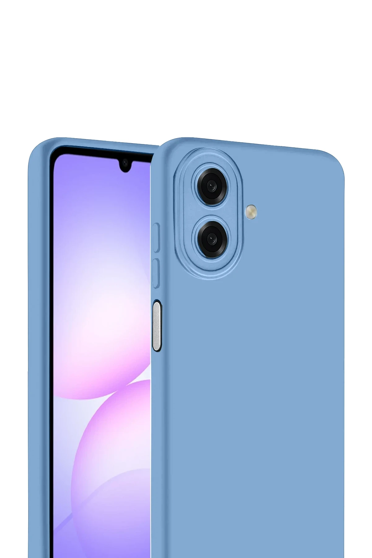Newface Samsung Galaxy A07 First Silikon - Mavi