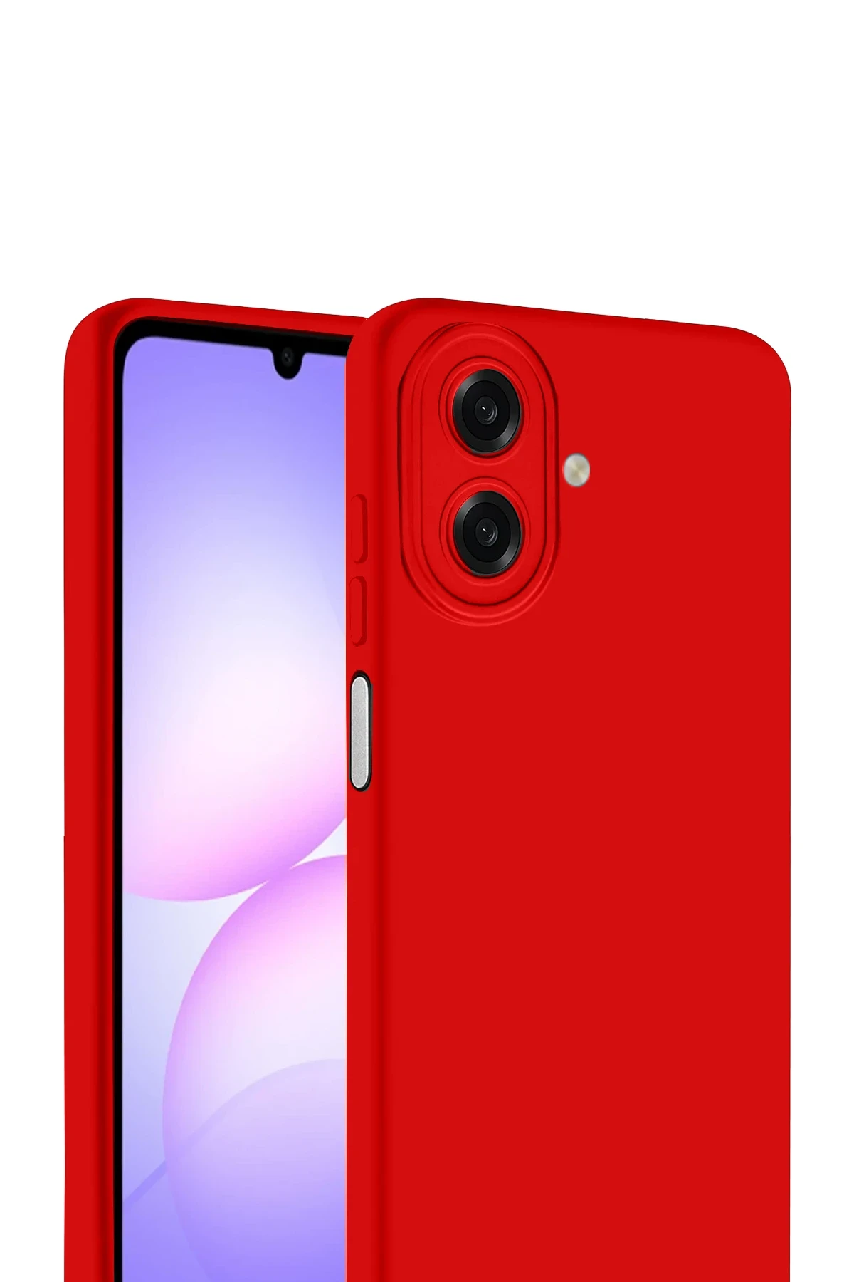 Newface Samsung Galaxy A07 First Silikon - Kırmızı