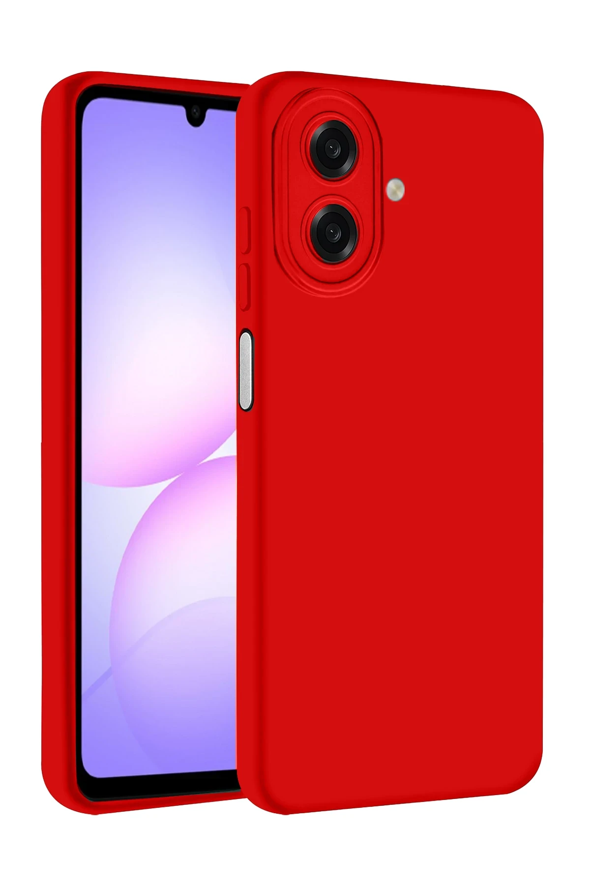 Newface Samsung Galaxy A07 First Silikon - Kırmızı