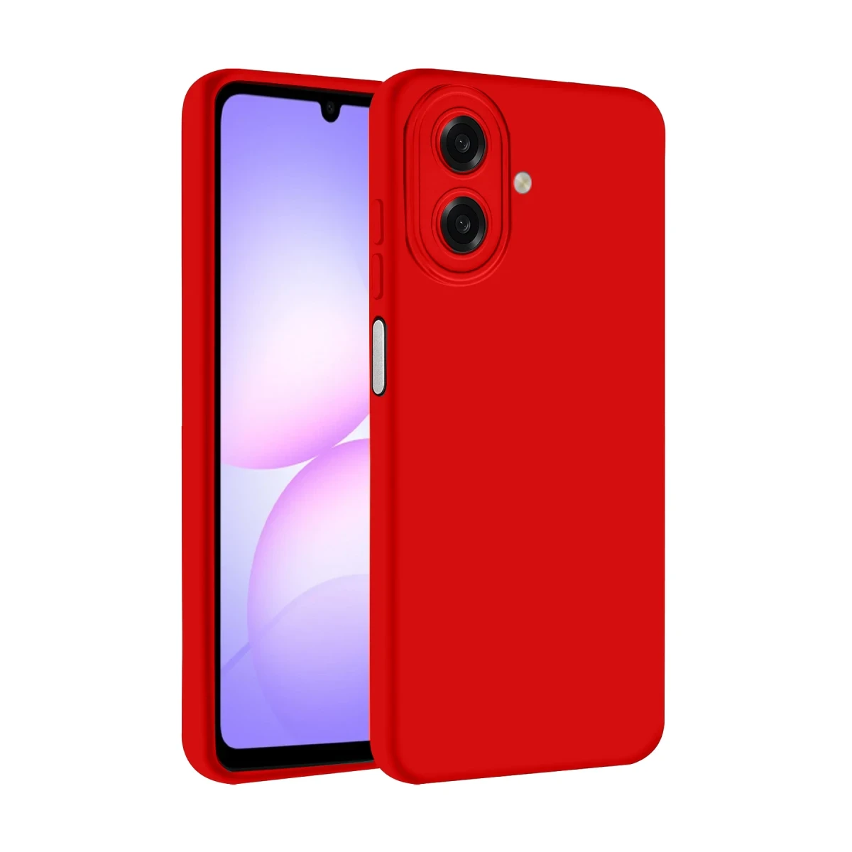 Newface Samsung Galaxy A07 4G First Silikon - Kırmızı