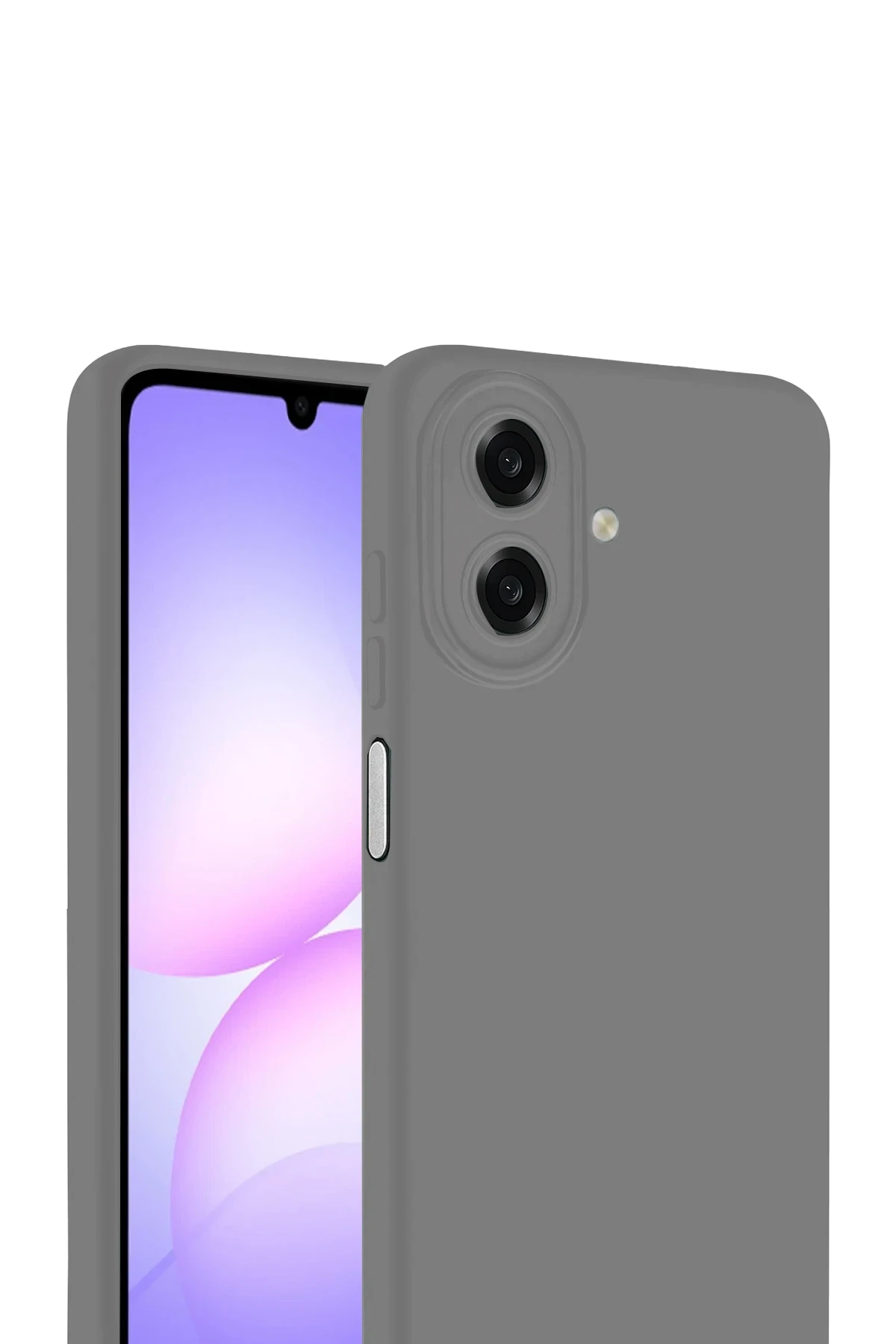 Newface Samsung Galaxy A07 First Silikon - Gri