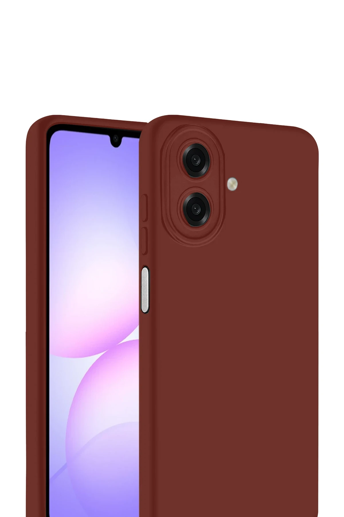 Newface Samsung Galaxy A07 First Silikon - Bordo