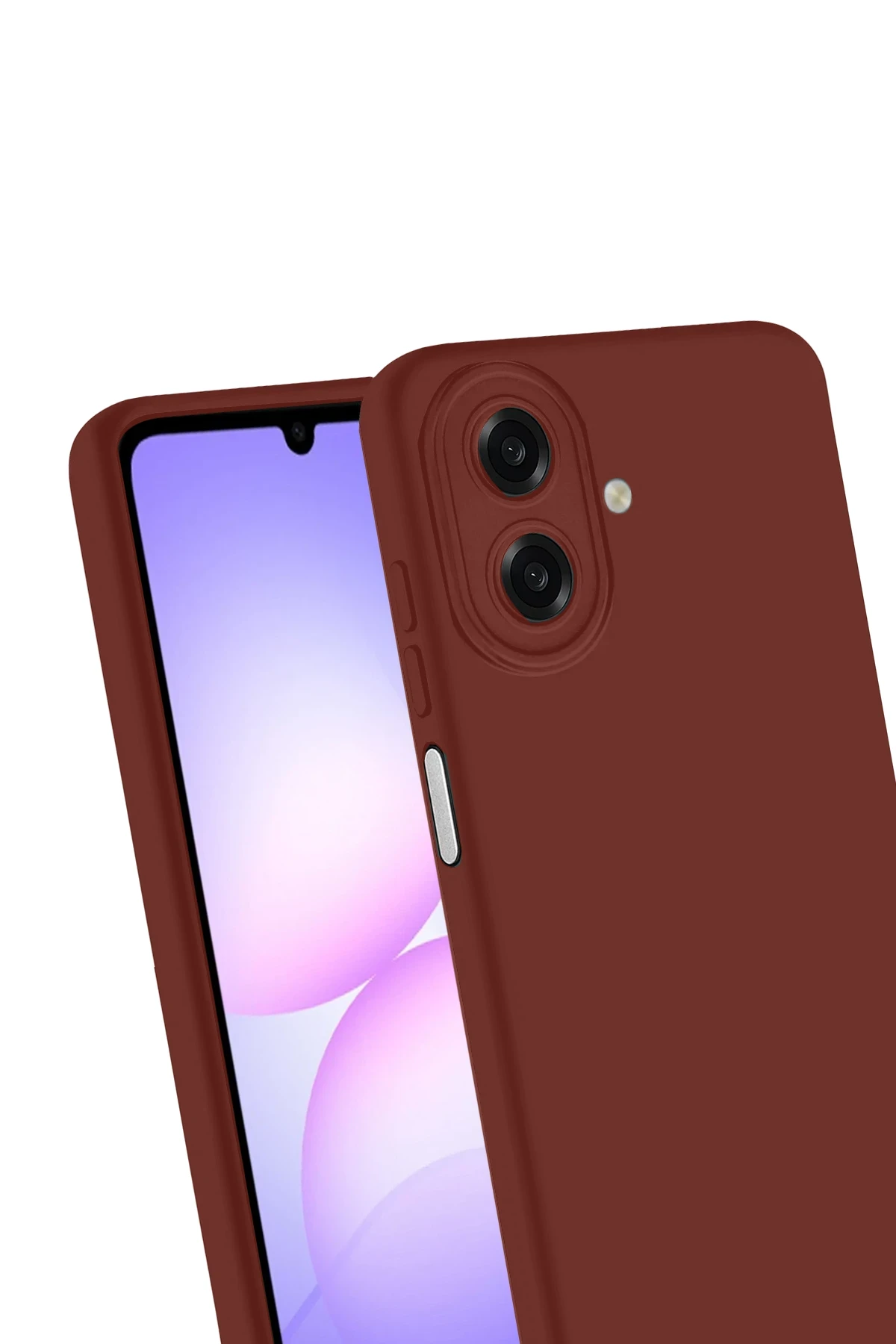 Newface Samsung Galaxy A07 First Silikon - Bordo