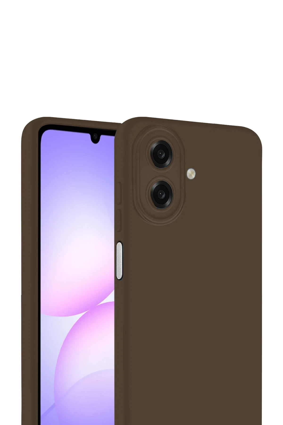 Newface Samsung Galaxy A07 First Silikon - Kahverengi