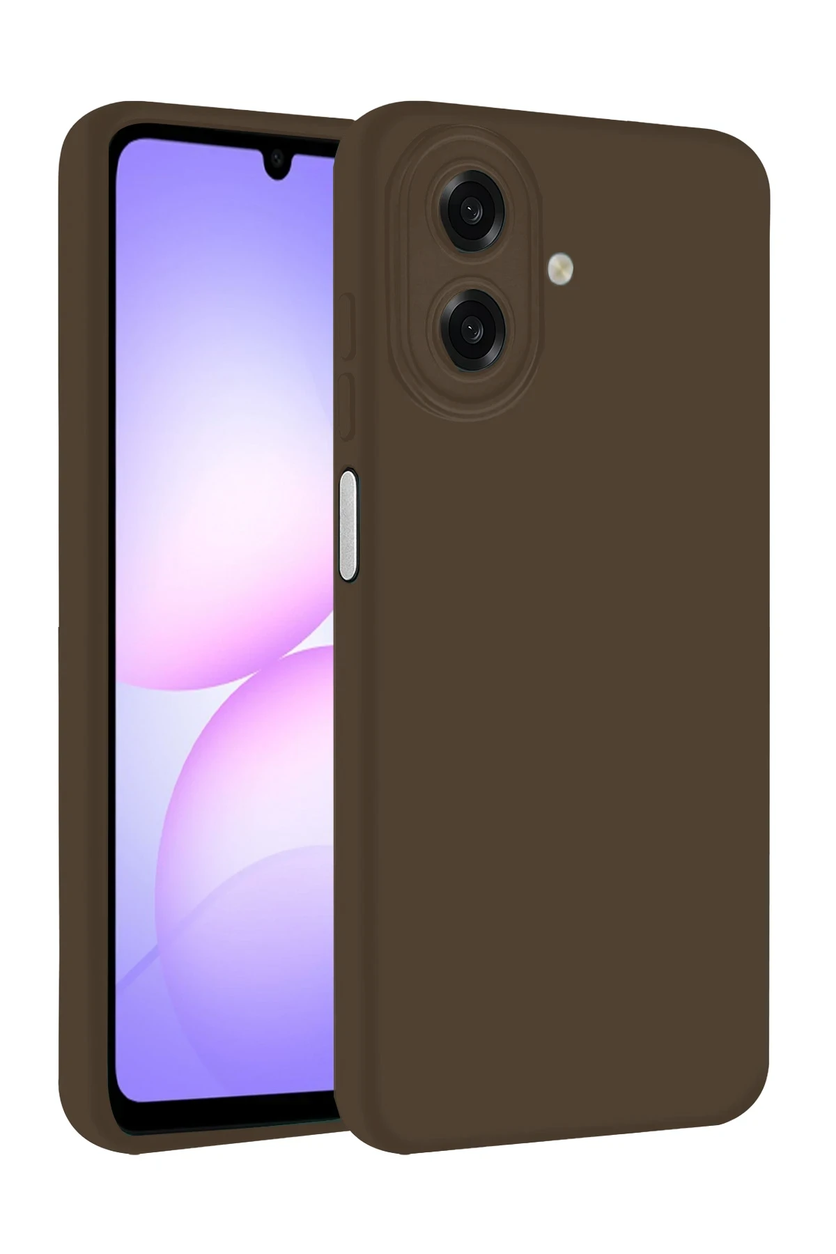 Newface Samsung Galaxy A07 First Silikon - Kahverengi