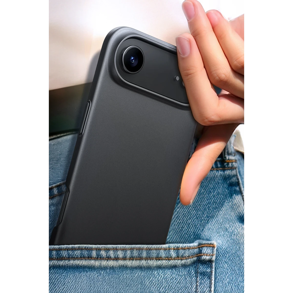 Torras Apple iPhone 17 Air SlimFit Magsafe Kılıf - Siyah