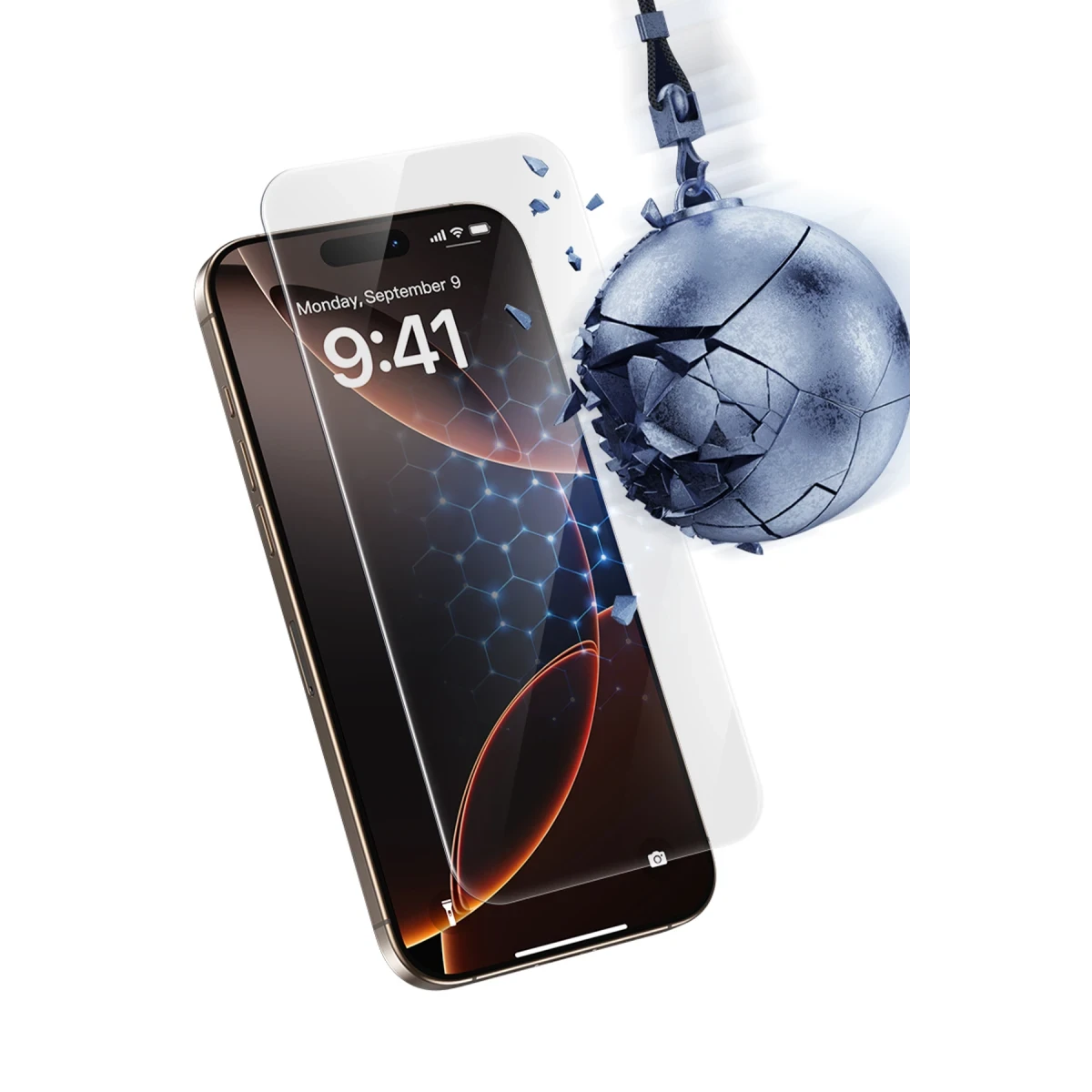 Keephone Apple iPhone 15 Pro Innova HD Cam Ekran Koruyucu - Şeffaf
