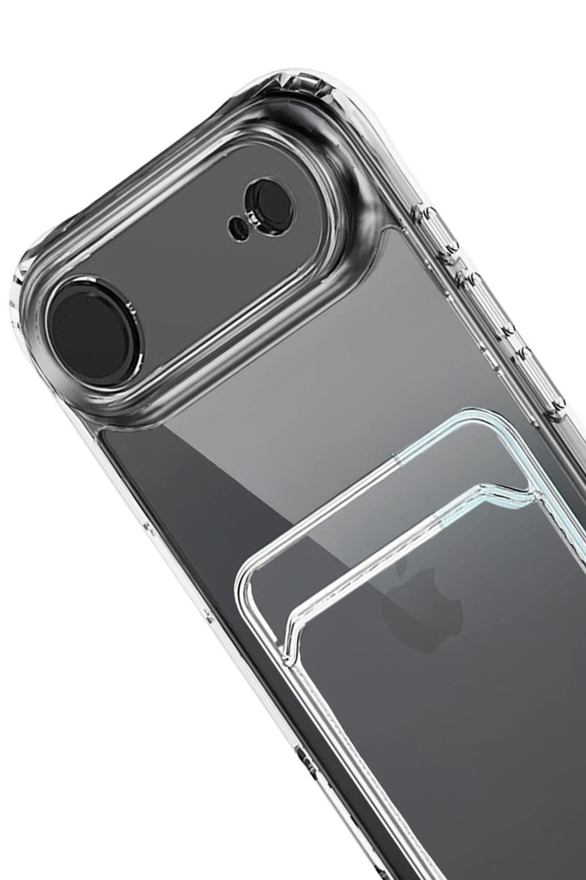 Newface Apple iPhone 17 Air Kart Şeffaf Silikon - Şeffaf