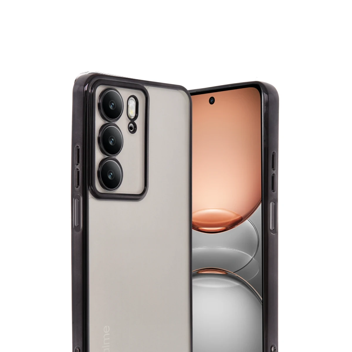 Newface Realme C75 4G Kılıf Razer Lensli Silikon - Siyah — görsel 5