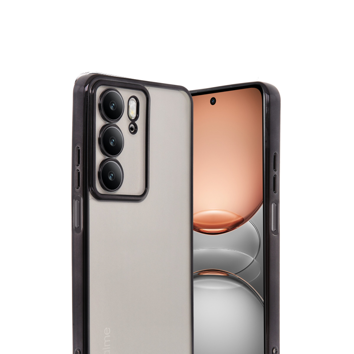 Newface Realme C75 4G Kılıf Razer Lensli Silikon - Siyah — görsel 8