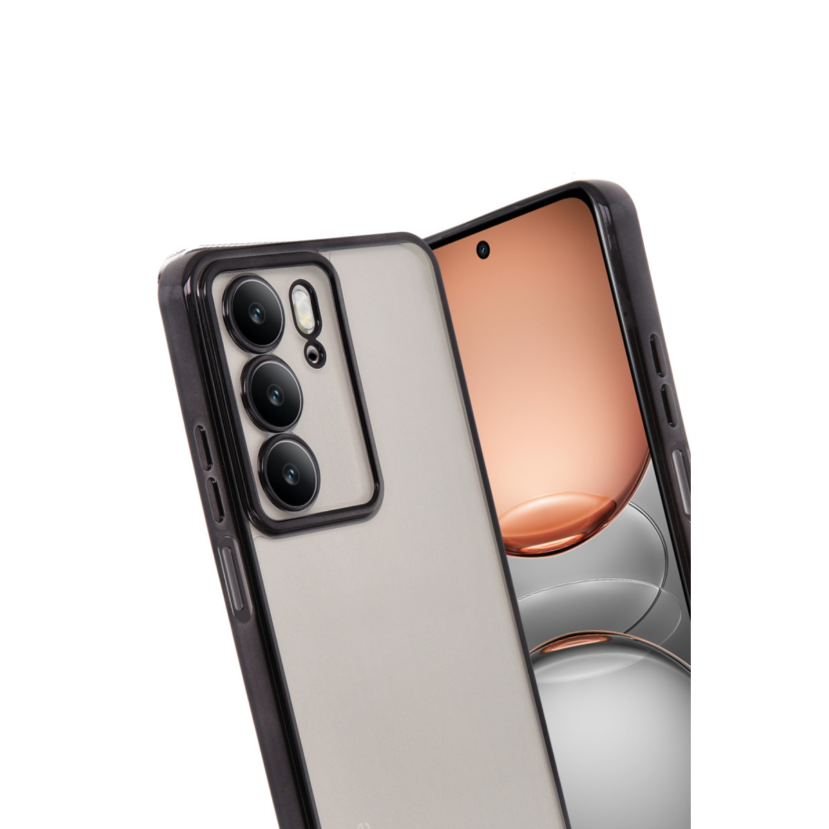 Newface Realme C75 4G Kılıf Razer Lensli Silikon - Siyah — görsel 9