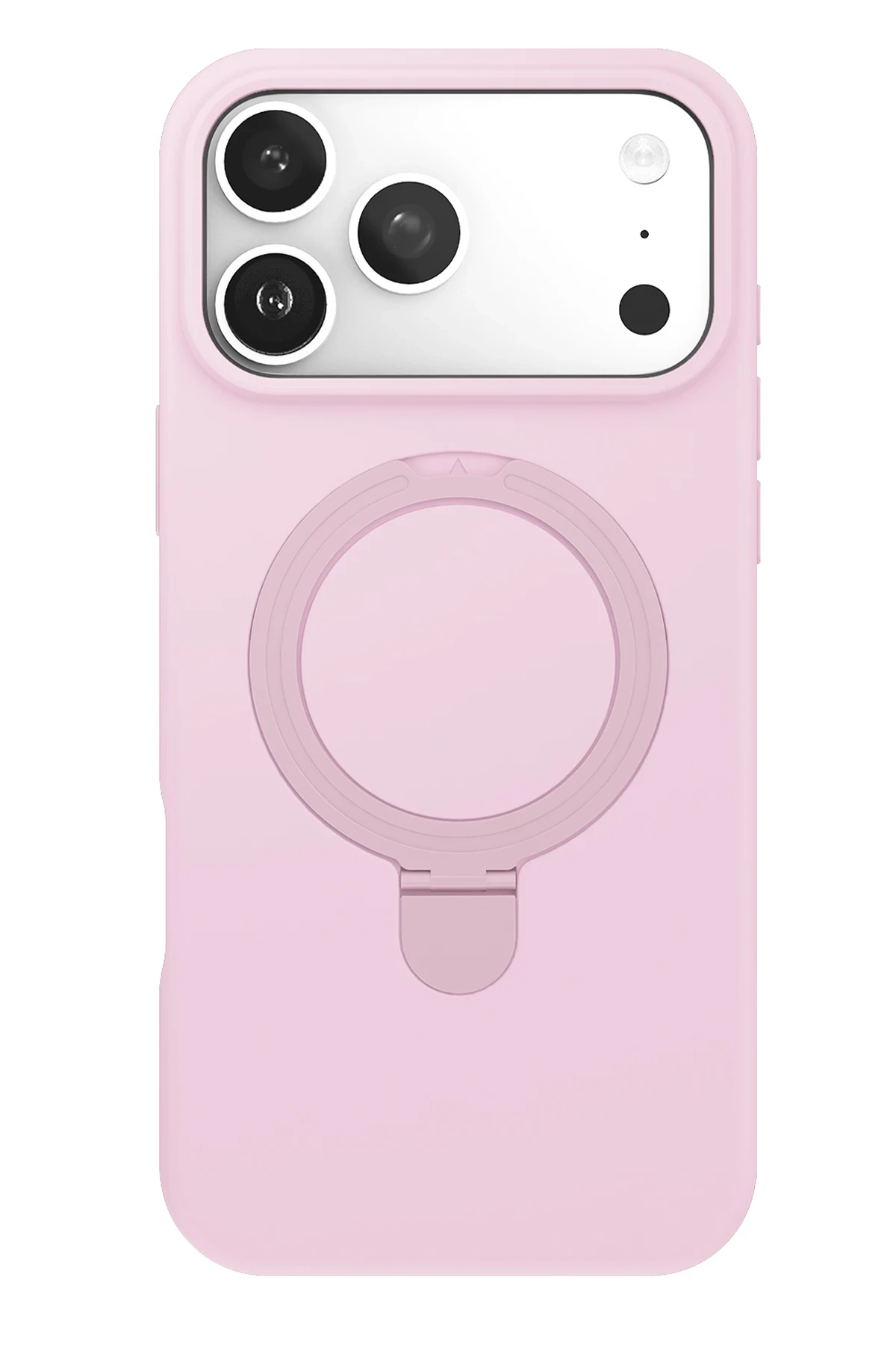 Newface Apple iPhone 17 Pro Max Regal Magsafe Standlı Kapak - Açık Pembe — görsel 2