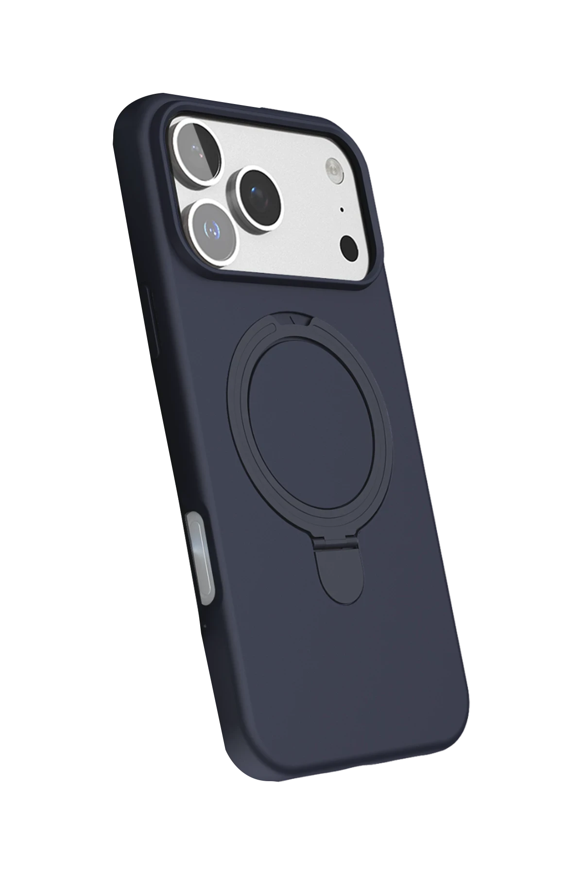 Newface Apple iPhone 17 Pro Max Regal Magsafe Standlı Kapak - Lacivert