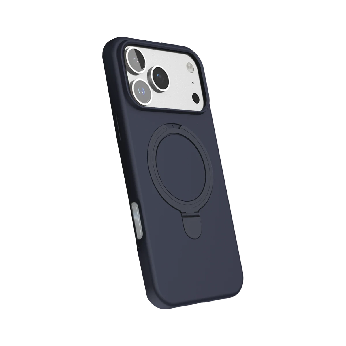 Newface Apple iPhone 17 Pro Max Regal Magsafe Standlı Kapak - Lacivert