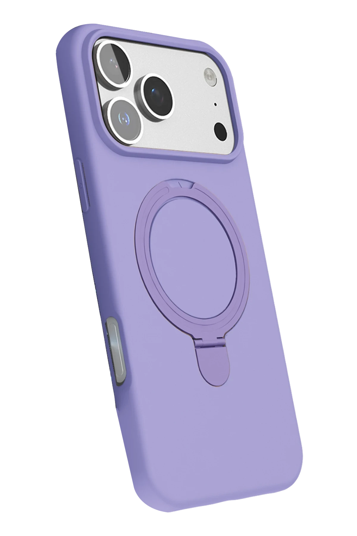 Newface Apple iPhone 17 Pro Max Regal Magsafe Standlı Kapak - Lila