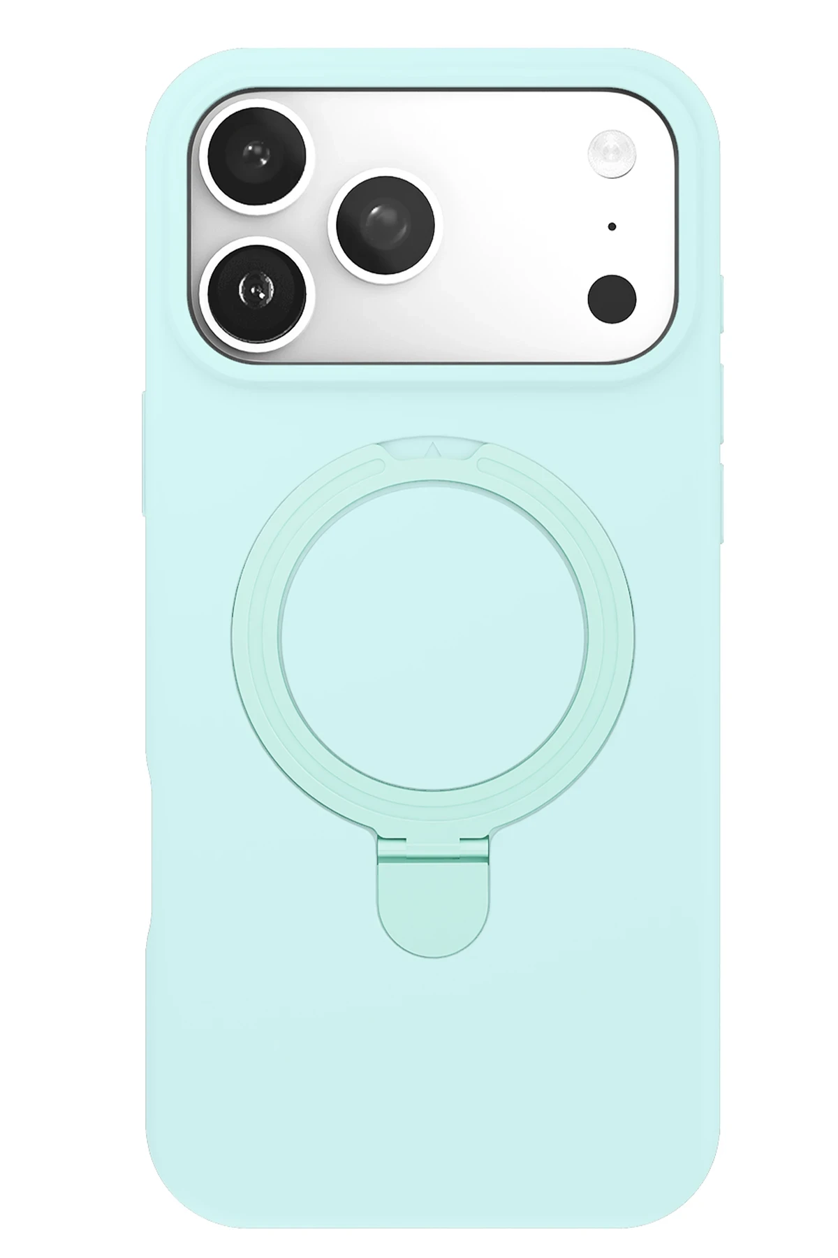 Newface Apple iPhone 17 Pro Max Regal Magsafe Standlı Kapak - Su Yeşili