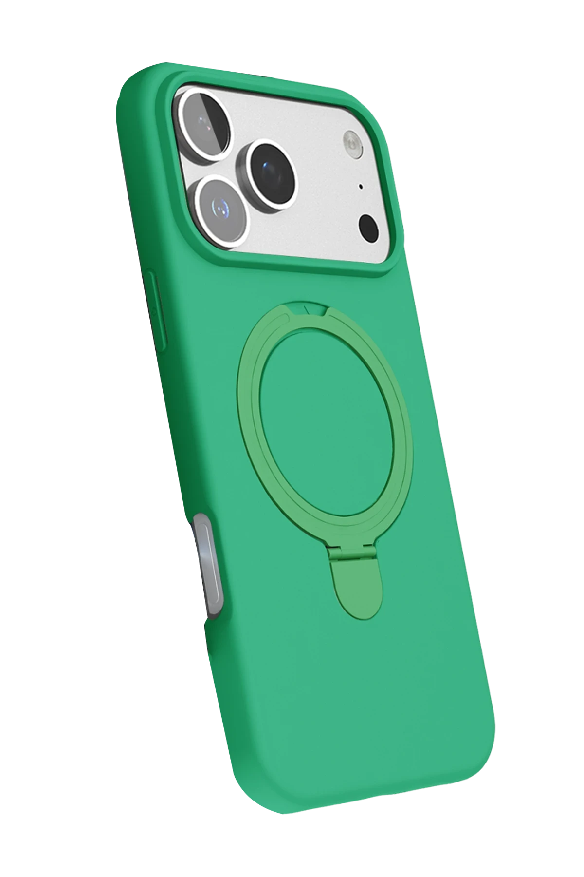 Newface Apple iPhone 17 Pro Max Regal Magsafe Standlı Kapak - Yeşil