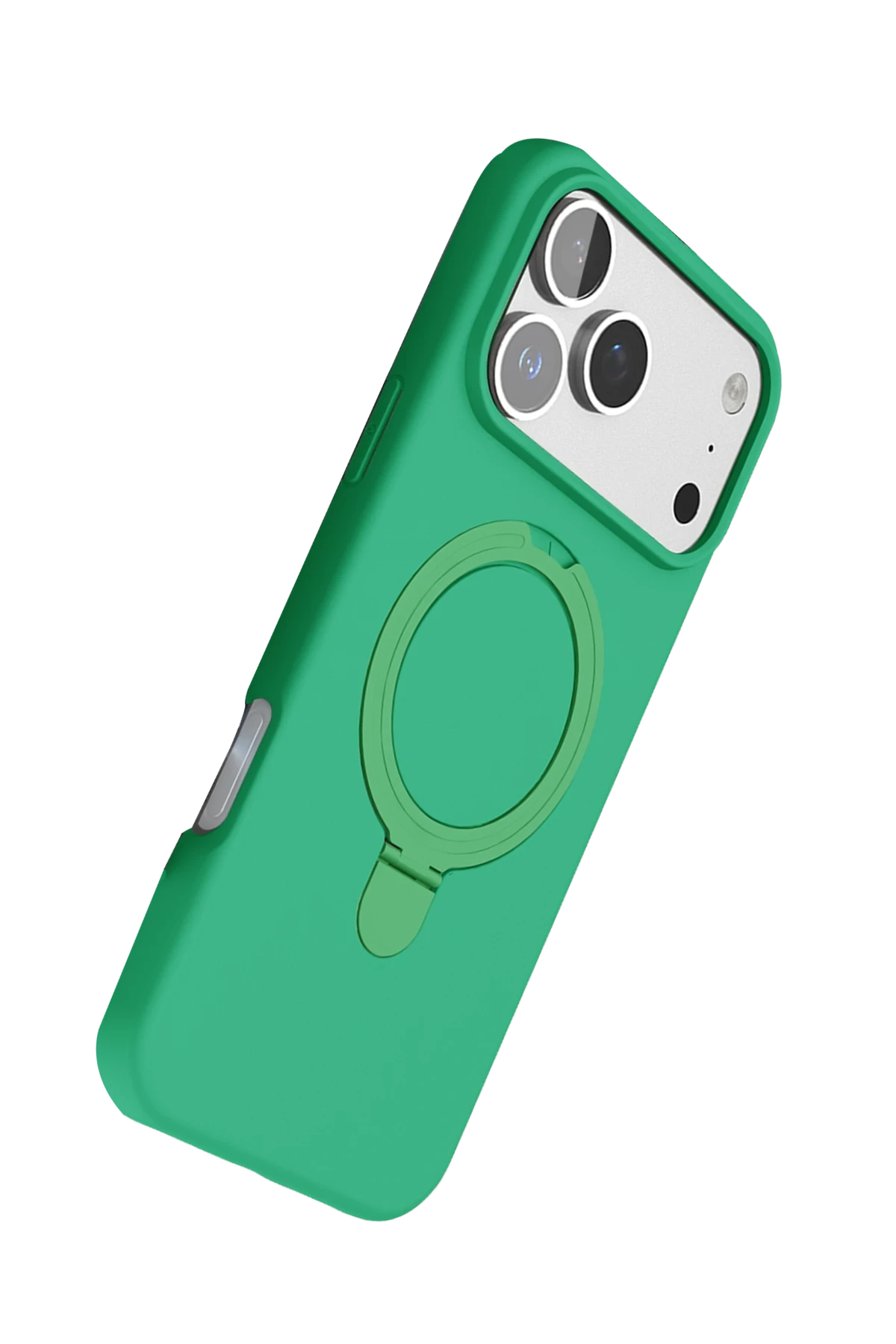 Newface Apple iPhone 17 Pro Max Regal Magsafe Standlı Kapak - Yeşil