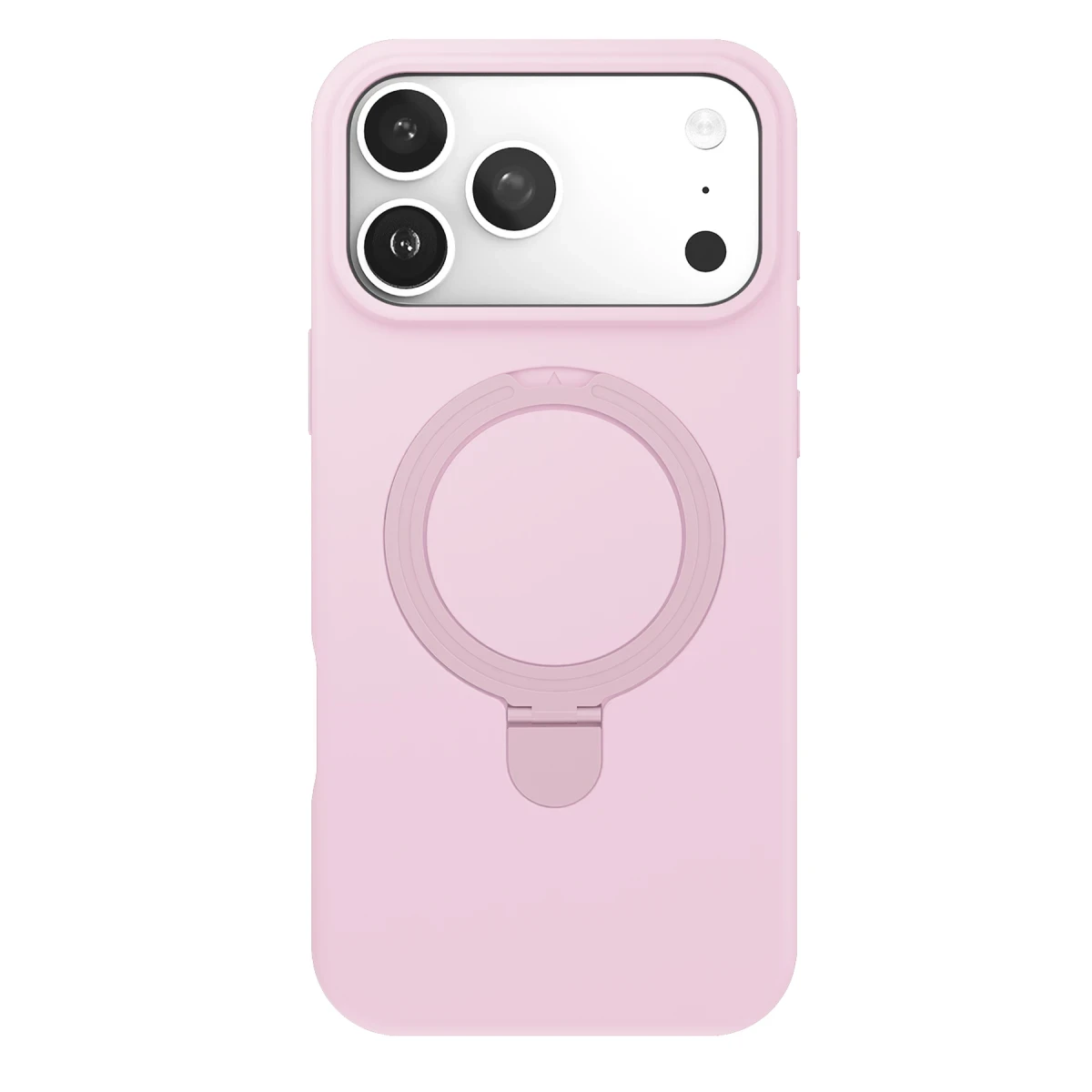 Newface Apple iPhone 17 Pro Regal Magsafe Standlı Kapak - Açık Pembe — görsel 9