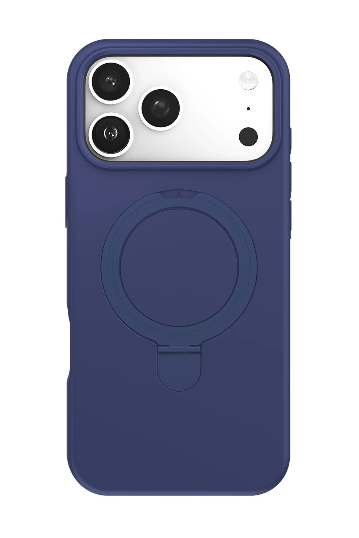 Newface Apple iPhone 17 Pro Regal Magsafe Standlı Kapak - Lacivert
