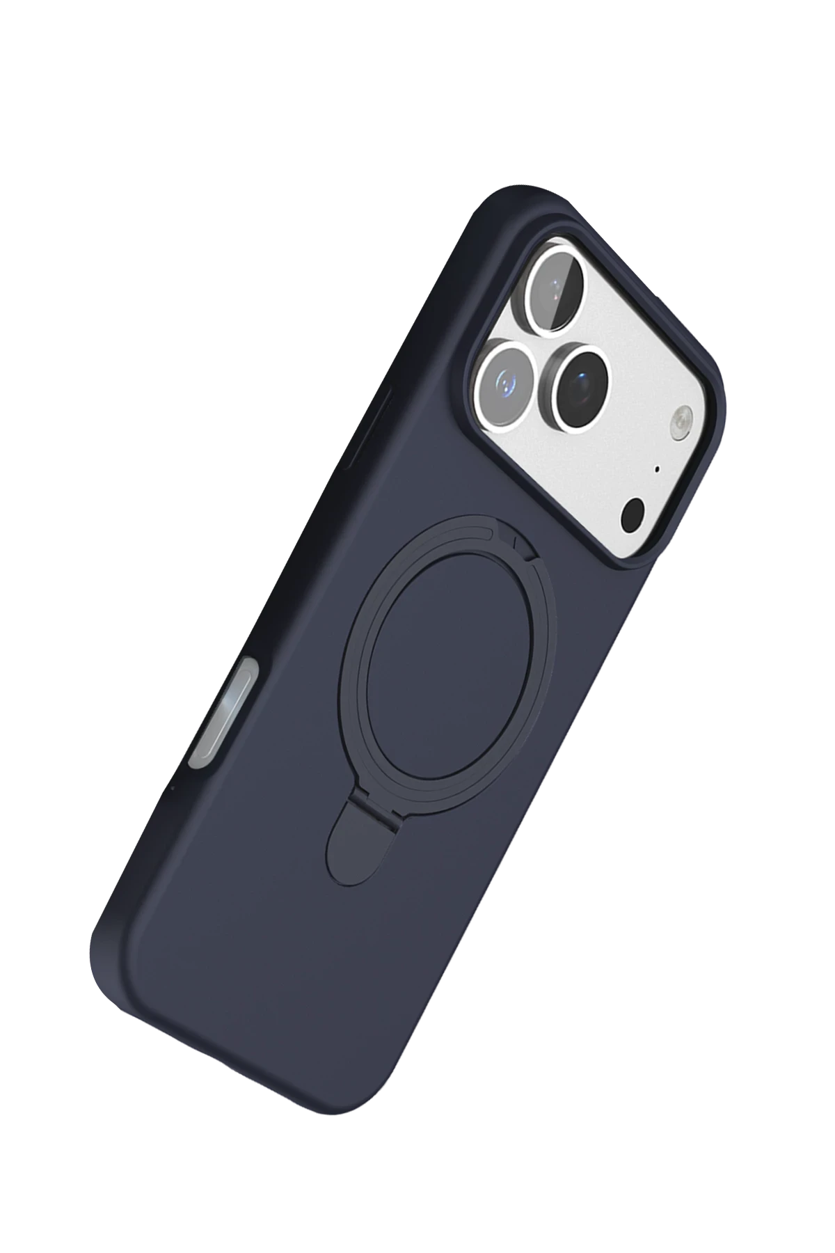 Newface Apple iPhone 17 Pro Regal Magsafe Standlı Kapak - Lacivert