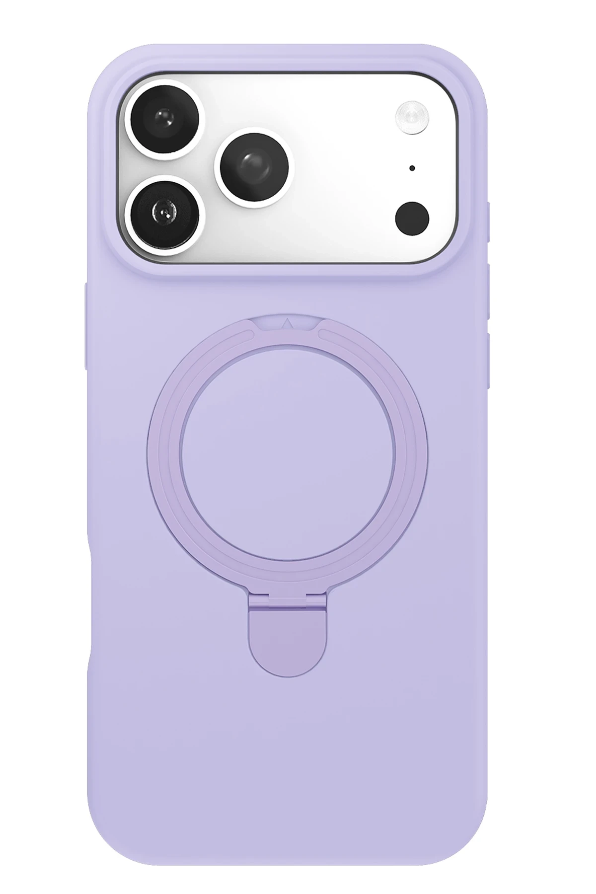 Newface Apple iPhone 17 Pro Regal Magsafe Standlı Kapak - Lila