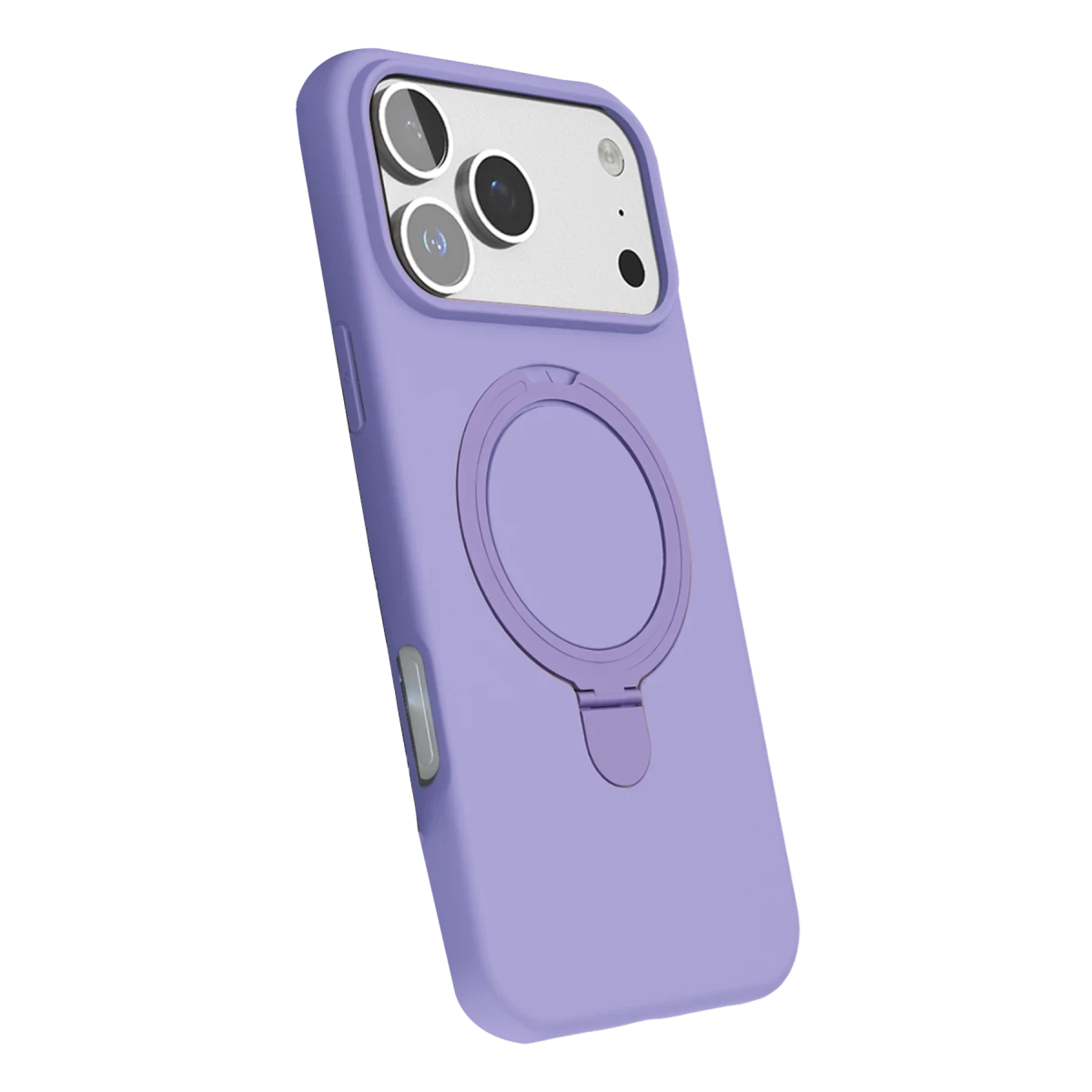 Apple iPhone 17 Pro Regal Magsafe Standlı Kapak - Lila
