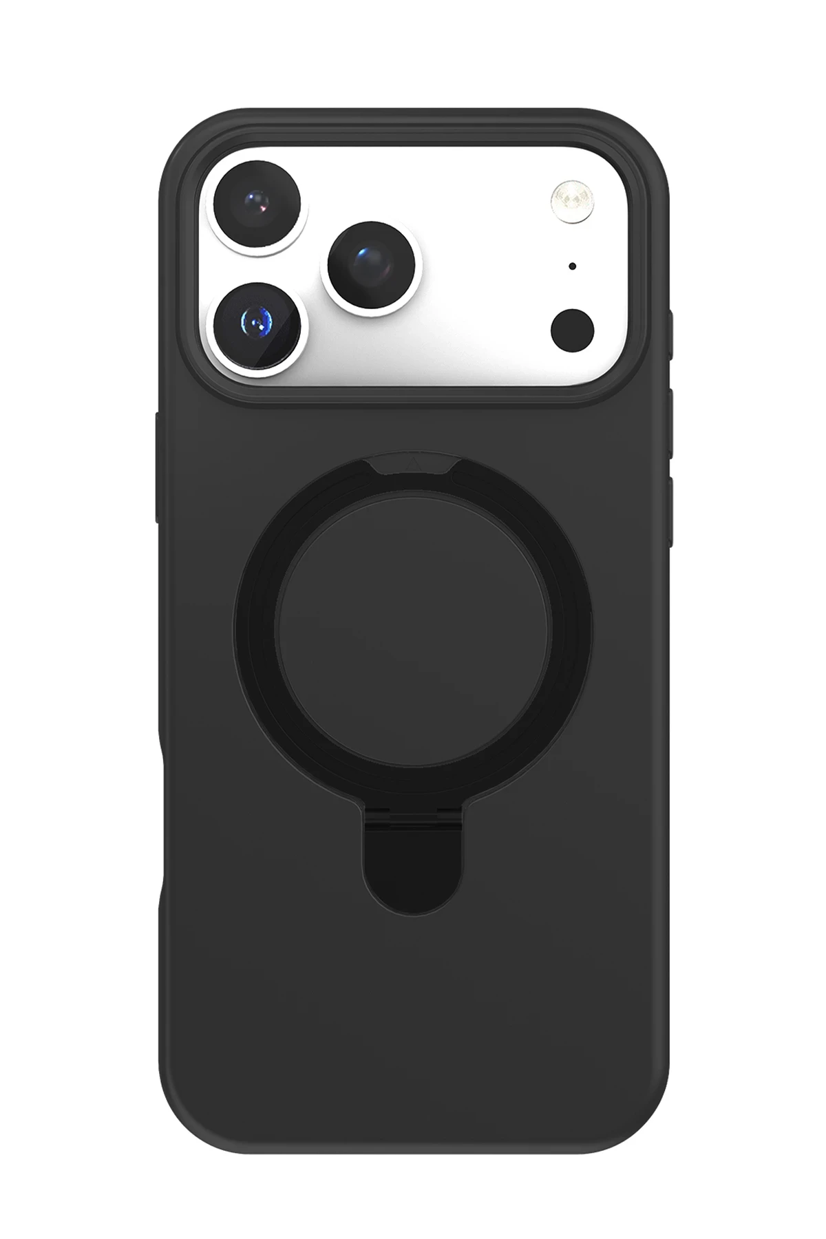 Newface Apple iPhone 17 Pro Regal Magsafe Standlı Kapak - Siyah