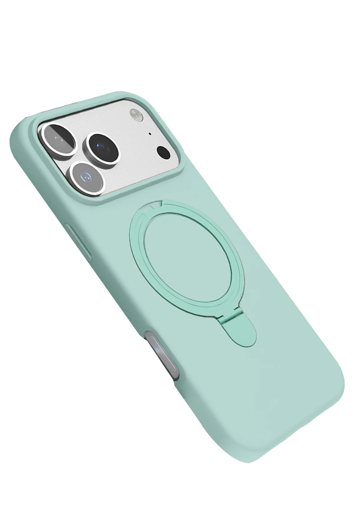 Newface Apple iPhone 17 Pro Regal Magsafe Standlı Kapak - Su Yeşili