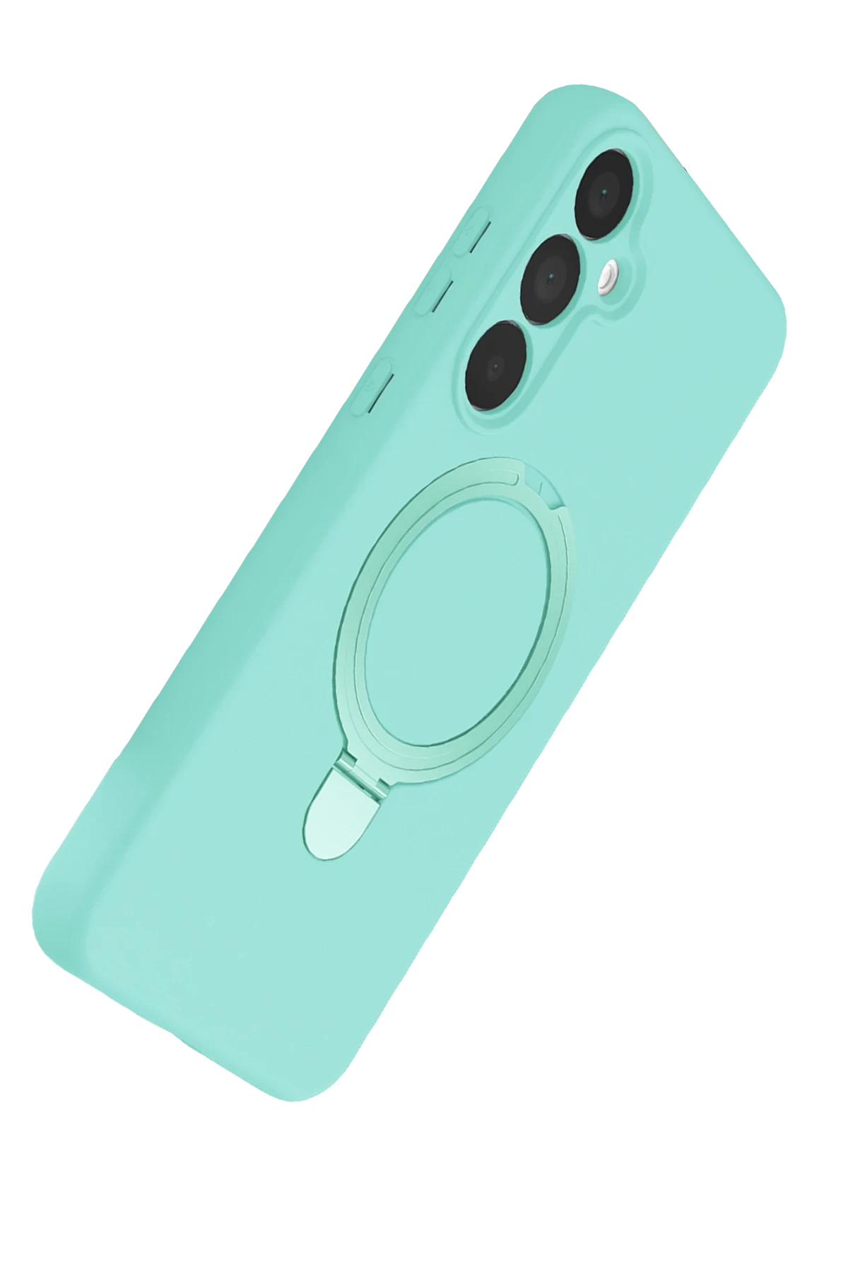 Newface Samsung Galaxy A55 5G Regal Magsafe Standlı Kapak - Su Yeşili