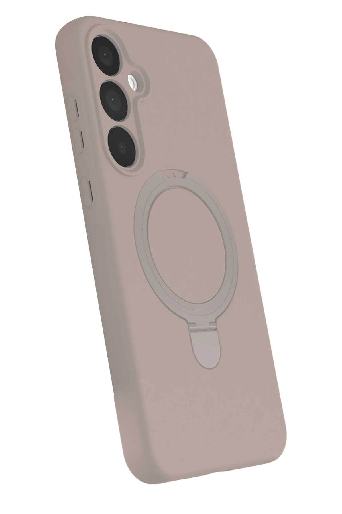 Newface Samsung Galaxy A55 5G Regal Magsafe Standlı Kapak - Çöl Titanyum