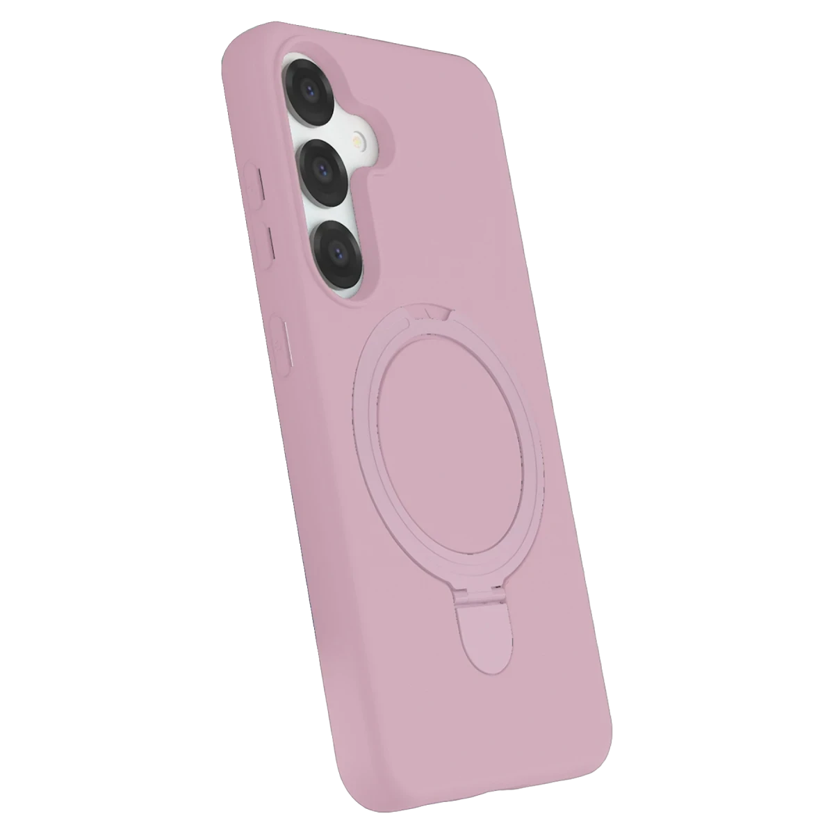 Newface Samsung Galaxy S25 Regal Magsafe Standlı Kapak - Açık Pembe — görsel 7