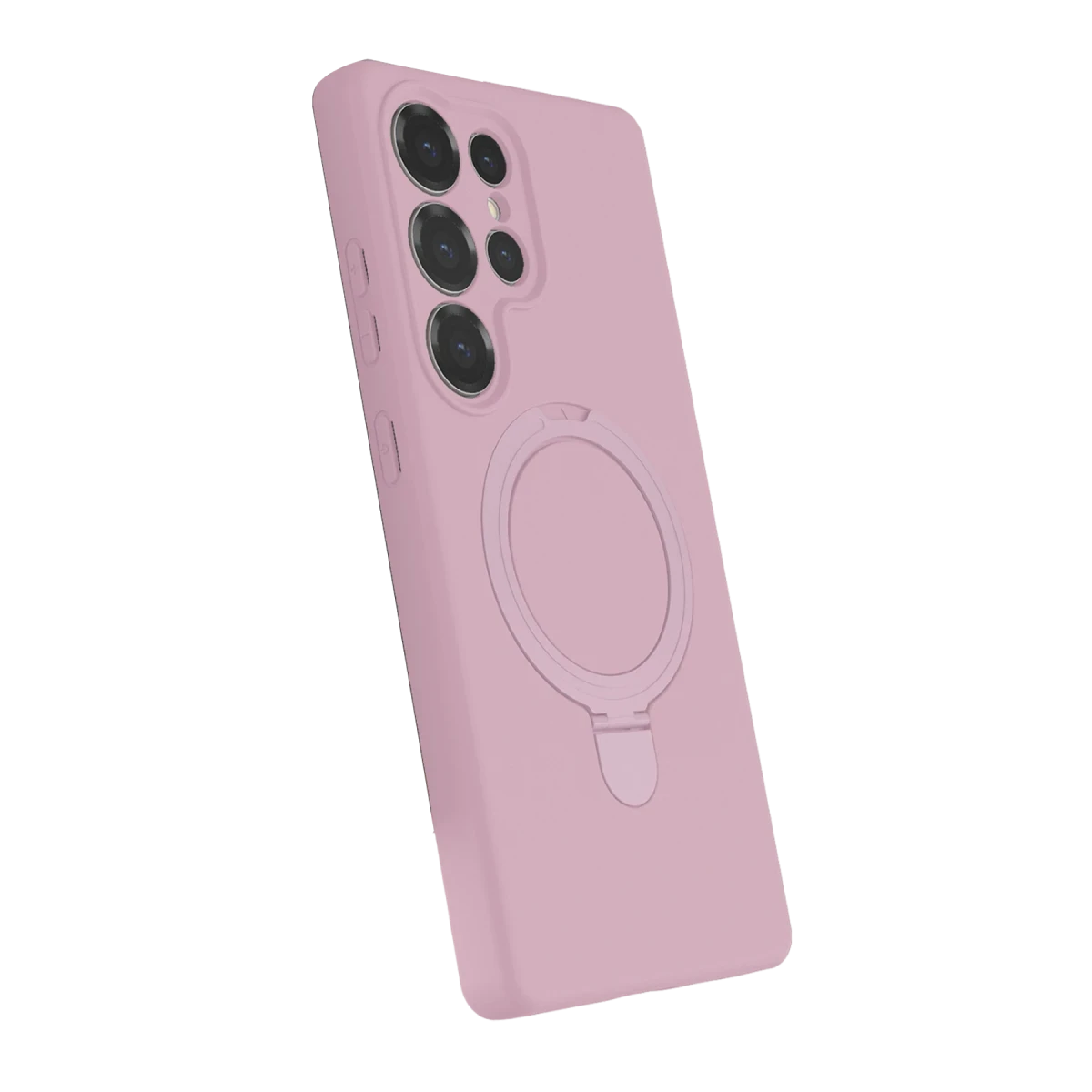 Newface Samsung Galaxy S25 Ultra Regal Magsafe Standlı Kapak - Açık Pembe — görsel 7