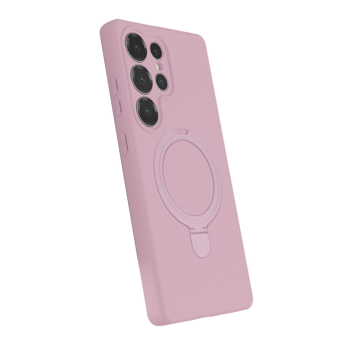 Newface Samsung Galaxy S25 Ultra Regal Magsafe Standlı Kapak - Açık Pembe — görsel 12