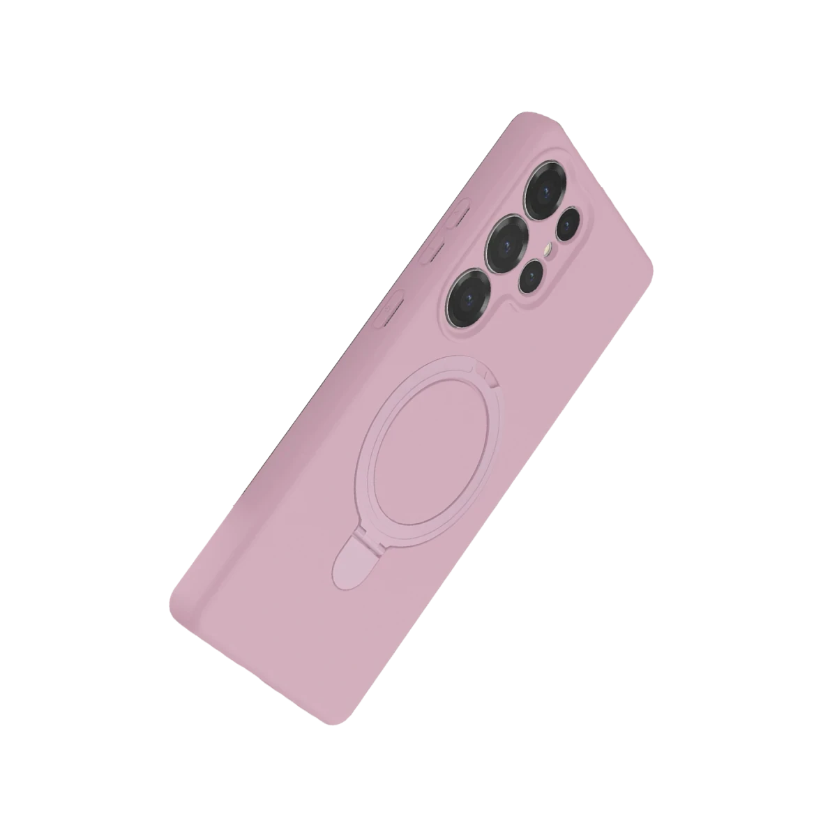 Newface Samsung Galaxy S25 Ultra Regal Magsafe Standlı Kapak - Açık Pembe — görsel 8