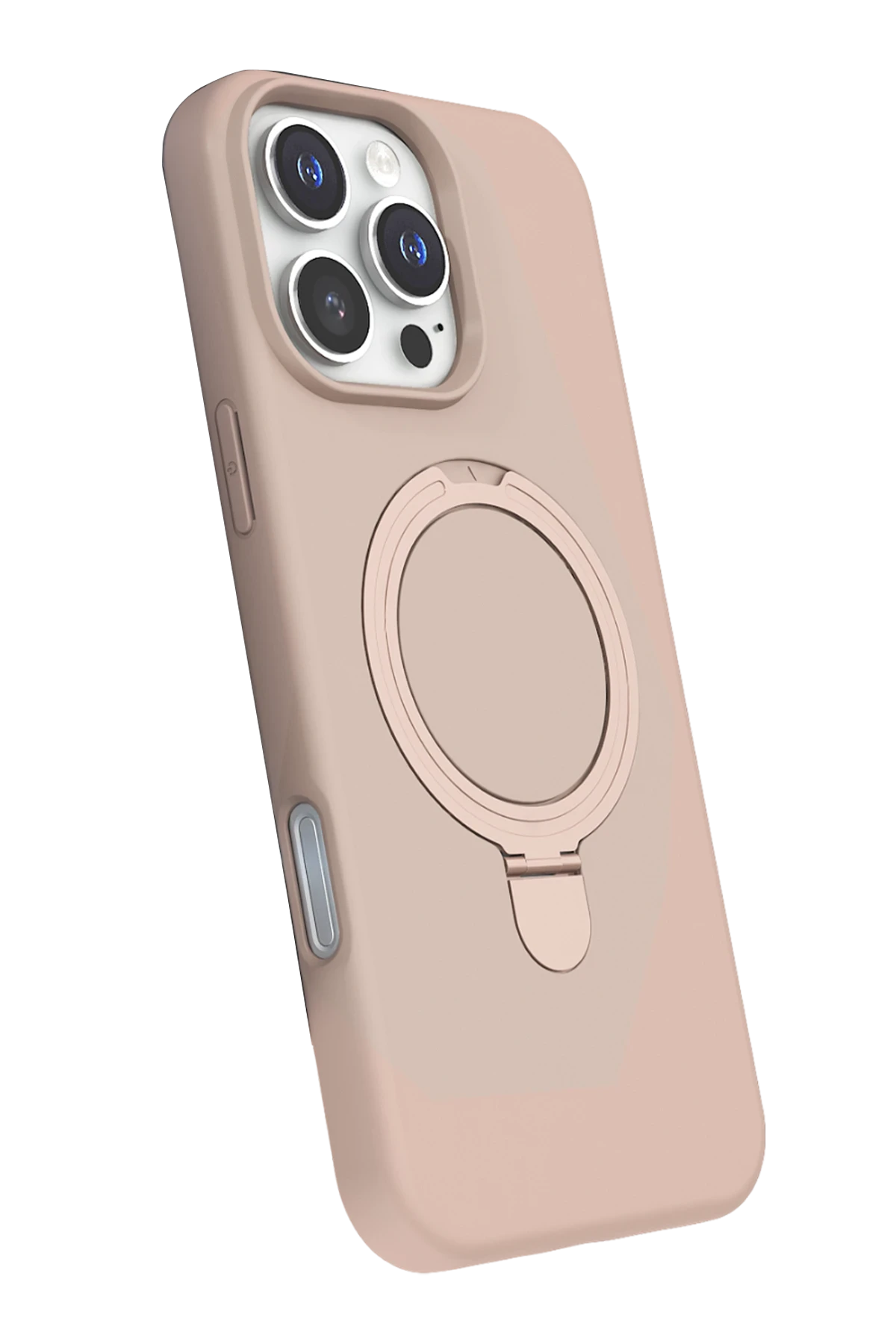 Newface Apple iPhone 16 Pro Max Regal Magsafe Standlı Kapak - Çöl Titanyum
